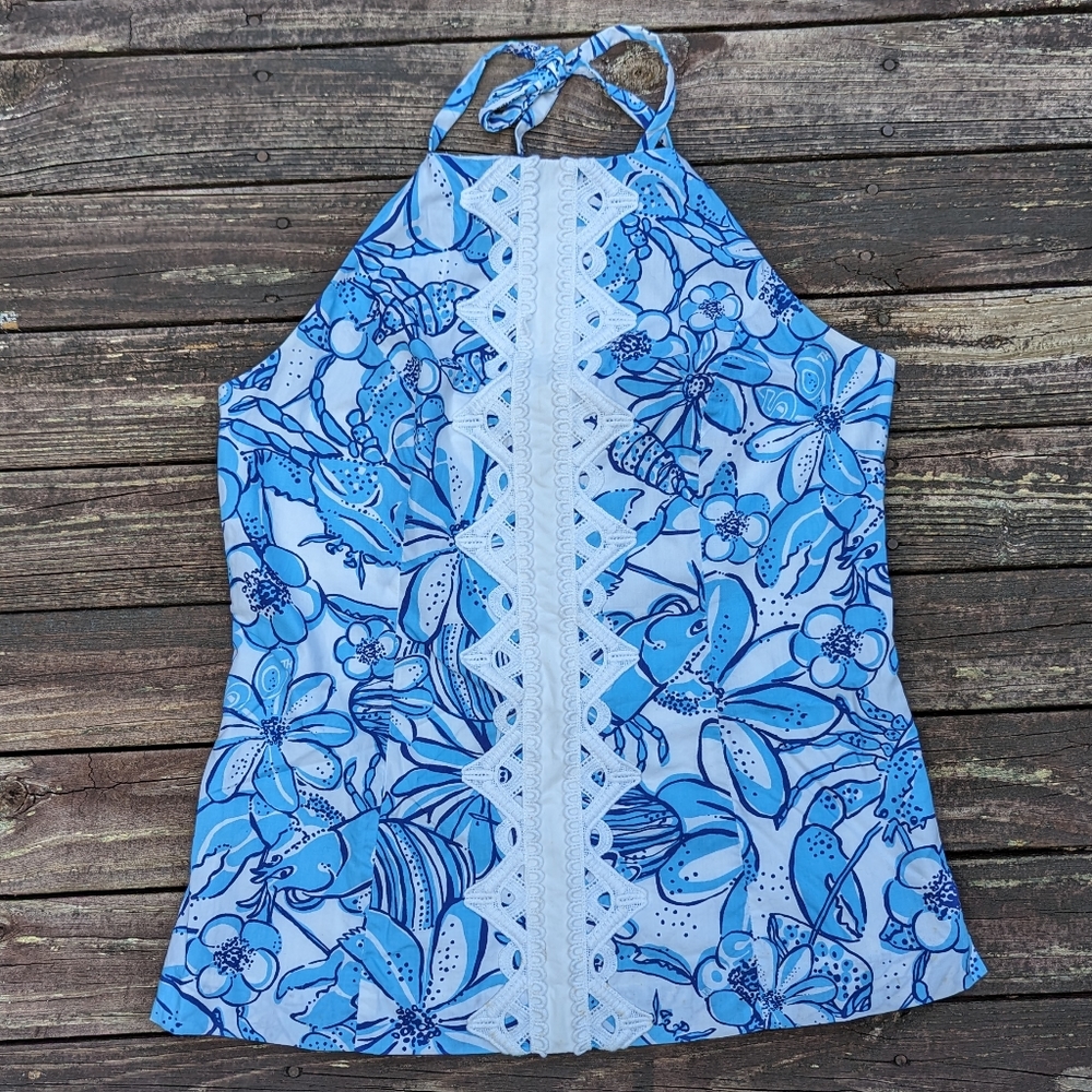 Lilly Pulitzer Jubilee Halter Top
